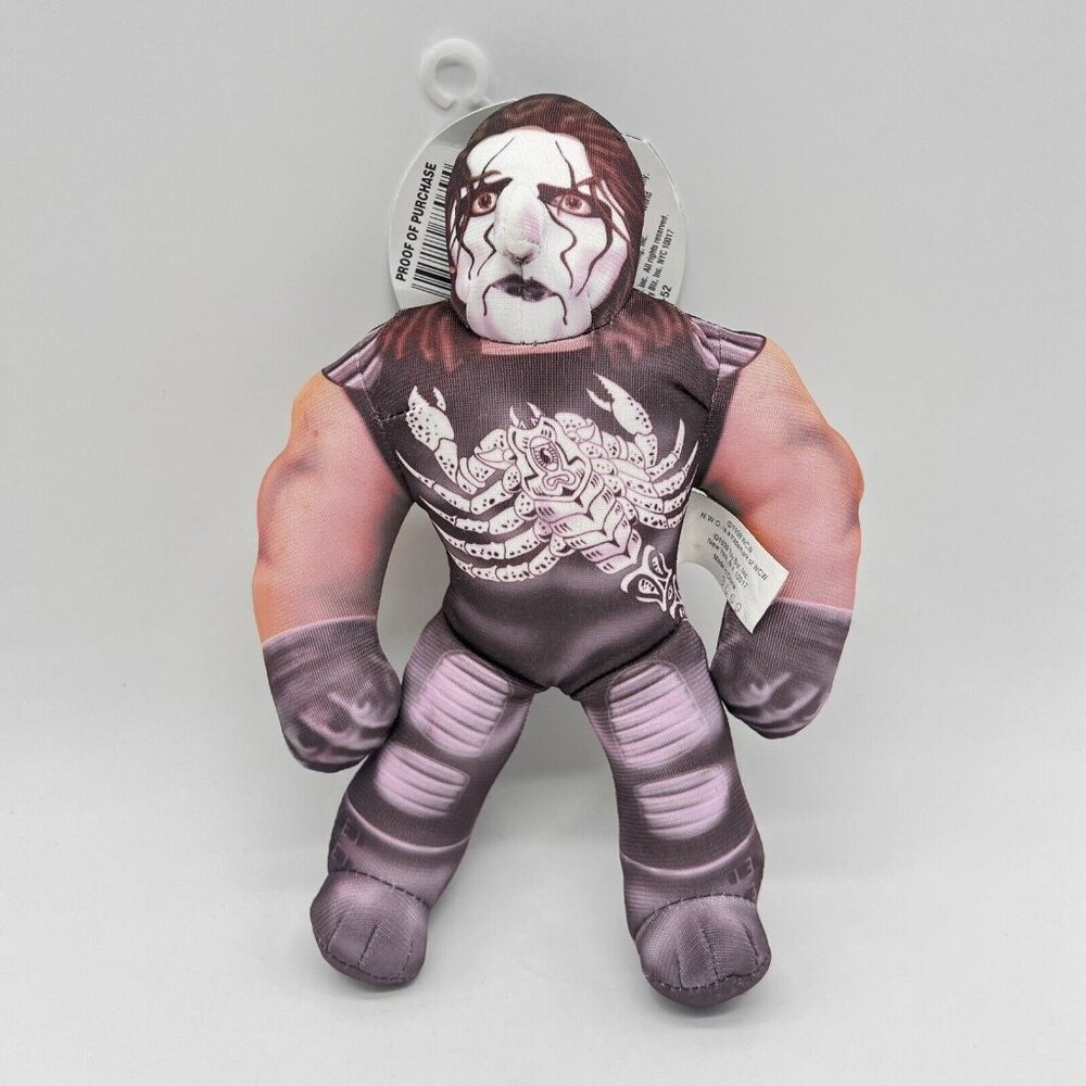 WCW LJN Hasbro Wrestling Superstars Talking Body Bashers Sting‎ Figure Untested